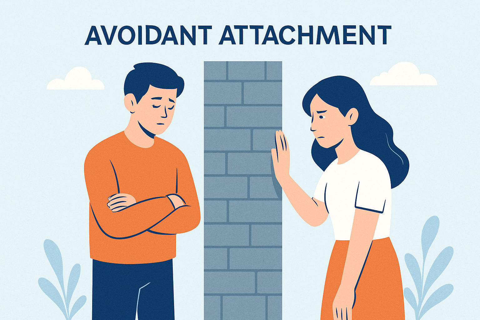 Illustration of Avoidant Attachment